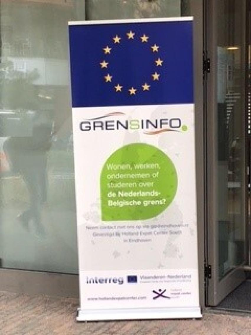 Photo of banner for Grensinfopunt Eindhoven