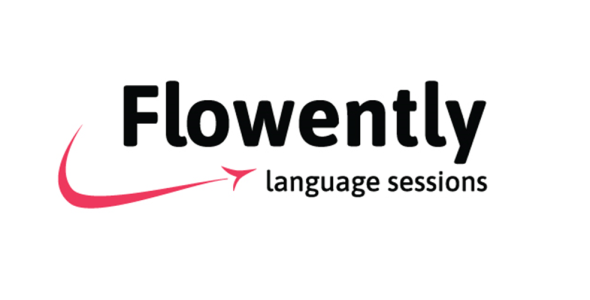 Logo Flowently, language sessions