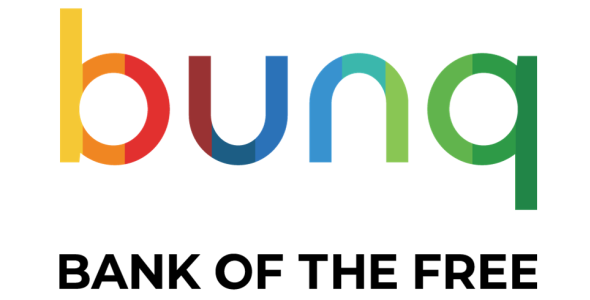 Logo Bunq, bank of the free
